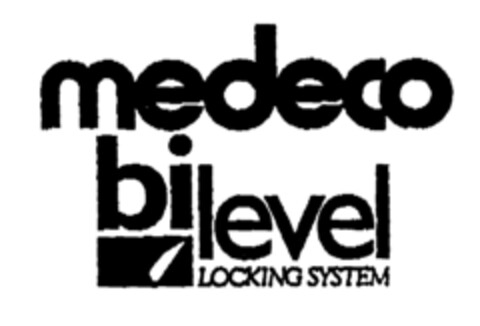 medeco bilevel LOCKING SYSTEM Logo (EUIPO, 04/29/1997)