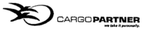 CARGO PARTNER we take it personally. Logo (EUIPO, 25.10.1999)