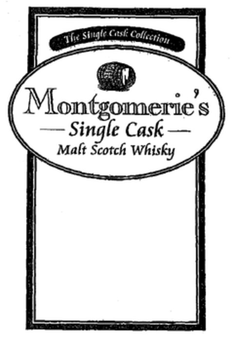 Montgomerie's The Single Cask Collection Single Cask Malt Scotch Whisky Logo (EUIPO, 24.03.2000)