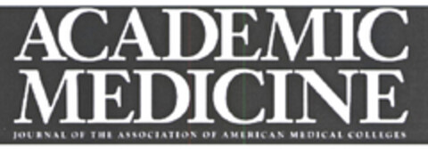 ACADEMIC MEDICINE JOURNAL OF THE ASSOCIATION OF AMERICAN MEDICAL COLLEGES Logo (EUIPO, 05/23/2003)