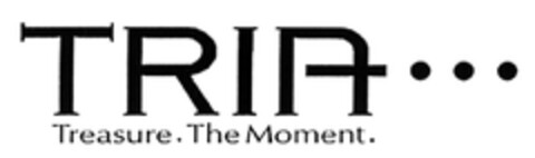 TRIA··· Treasure. The Moment Logo (EUIPO, 22.09.2004)