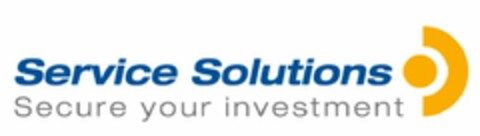 Service Solutions Secure your investment Logo (EUIPO, 04/28/2008)