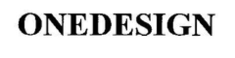 ONEDESIGN Logo (EUIPO, 01/06/2011)