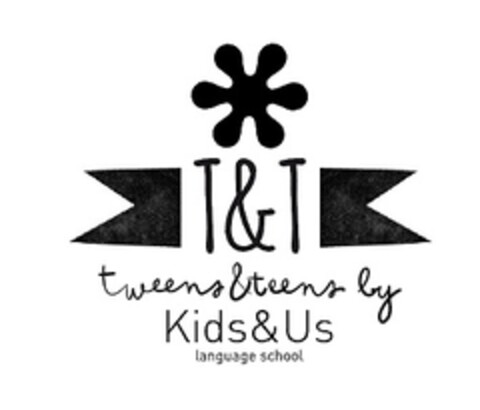 T&T TWEENS & TEENS by KIDS & US Language School Logo (EUIPO, 16.04.2014)