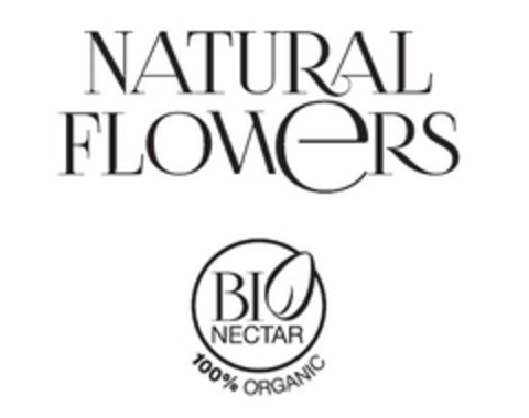 NATURAL FLOWERS BIO NECTAR 100% ORGANIC Logo (EUIPO, 01.12.2014)