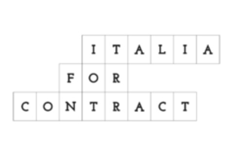 ITALIA FOR CONTRACT Logo (EUIPO, 12/11/2015)