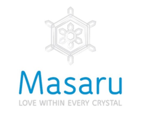 Masaru LOVE WITHIN EVERY CRYSTAL Logo (EUIPO, 06/20/2016)