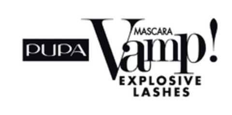 PUPA VAMP! MASCARA EXPLOSIVE LASHES Logo (EUIPO, 04.12.2017)