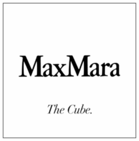 MaxMara The Cube. Logo (EUIPO, 12.01.2018)