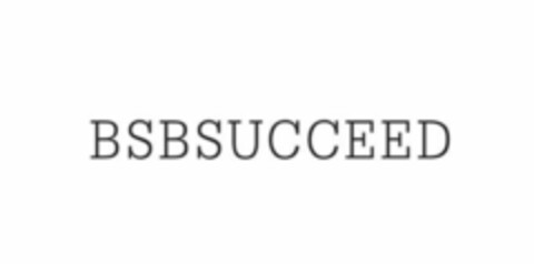 BSBSUCCEED Logo (EUIPO, 07.03.2018)