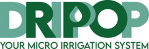 DRIPOP YOUR MICRO IRRIGATION SYSTEM Logo (EUIPO, 05.08.2021)