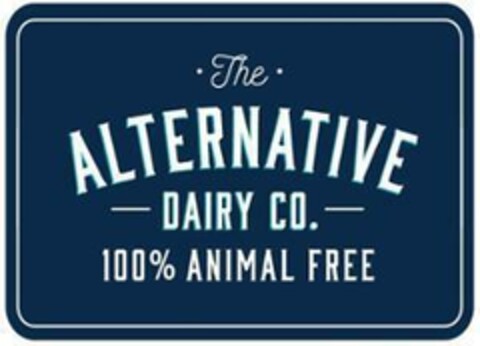 The ALTERNATIVE DAIRY CO. 100 % ANIMAL FREE Logo (EUIPO, 31.10.2022)