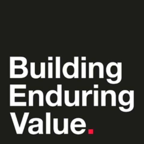 Building Enduring Value. Logo (EUIPO, 03.11.2022)