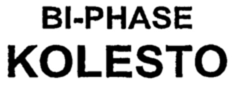 BI-PHASE KOLESTO Logo (EUIPO, 11/10/2000)