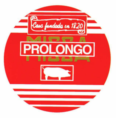 PROLONGO Casa fundada en 1820 Logo (EUIPO, 08.06.2001)