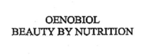 OENOBIOL BEAUTY BY NUTRITION Logo (EUIPO, 02/06/2002)
