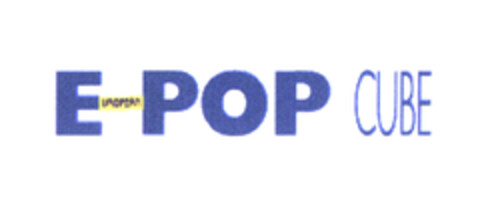EUROPEAN POP CUBE Logo (EUIPO, 07/23/2003)