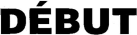 DÉBUT Logo (EUIPO, 05.01.2004)