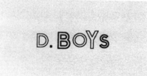 D.BOYS Logo (EUIPO, 04/08/2004)