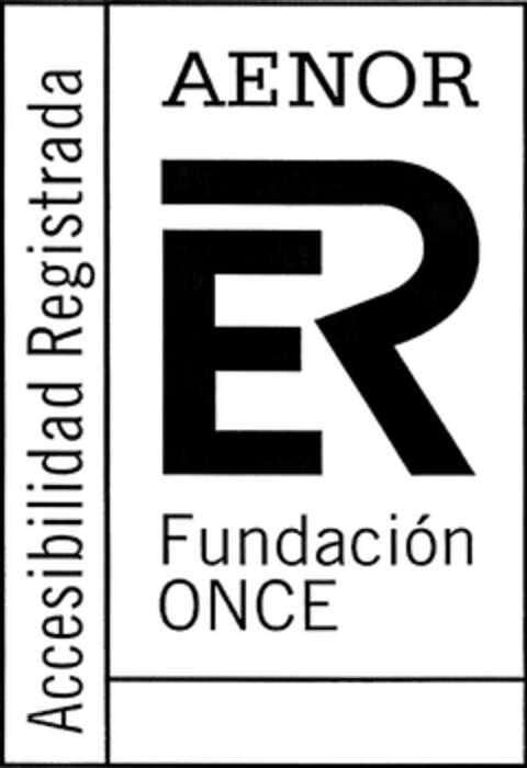 AENOR ER Fundación ONCE Accesibilidad Registrada Logo (EUIPO, 30.08.2004)