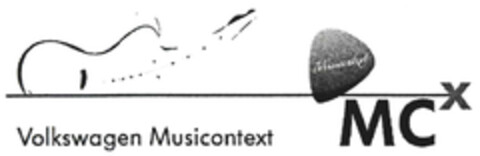 Volkswagen Musicontext MC x Logo (EUIPO, 03/29/2005)