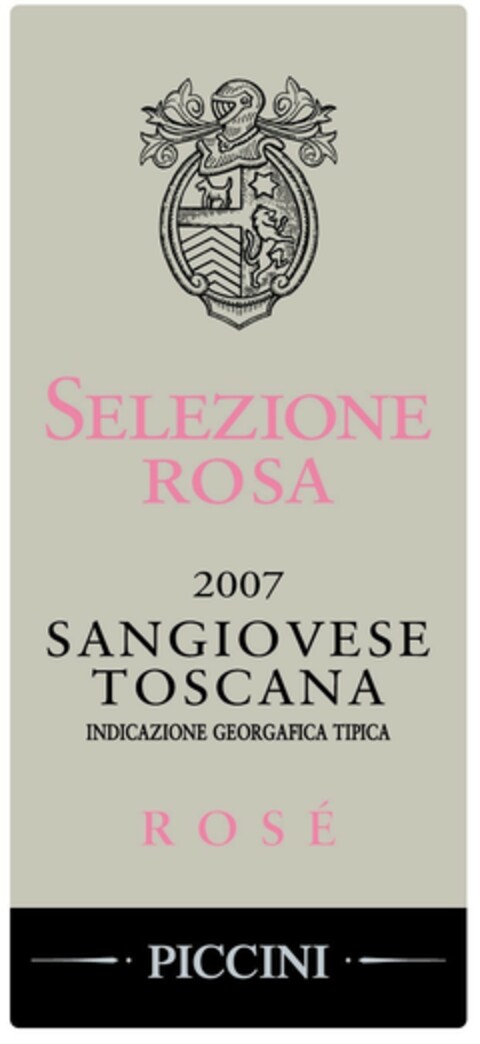 SELEZIONE ROSA 2007 SANGIOVESE TOSCANA Logo (EUIPO, 23.02.2008)