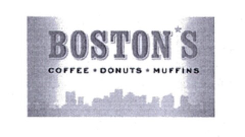 BOSTON'S COFFEE DONUTS MUFFINS Logo (EUIPO, 13.02.2009)