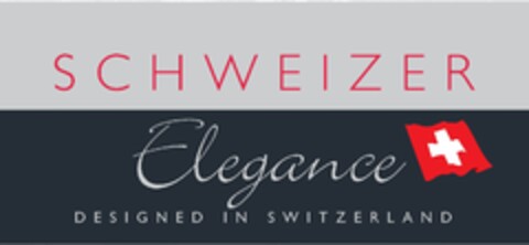 SCHWEIZER Elegance DESIGNED IN SWITZERLAND Logo (EUIPO, 12.03.2009)