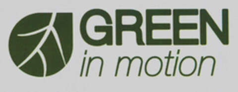 GREEN in motion Logo (EUIPO, 14.10.2009)