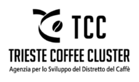 TCC TRIESTE COFFEE CLUSTER Agenzia per lo Sviluppo del Distretto del Caffè Logo (EUIPO, 07.04.2011)