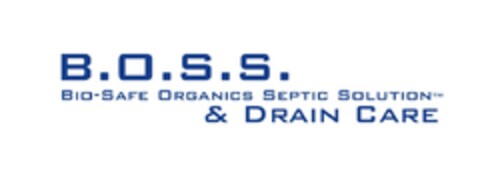 B.O.S.S. BIO-SAFE ORGANICS SEPTIC SOLUTION & DRAIN CARE Logo (EUIPO, 11.09.2012)