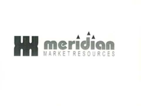 meridian MARKET RESOURCES Logo (EUIPO, 12/07/2012)