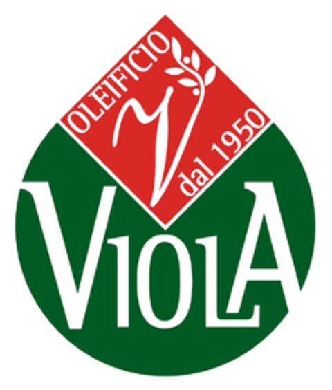 OLEIFICIO V dal 1950 VIOLA Logo (EUIPO, 18.12.2012)