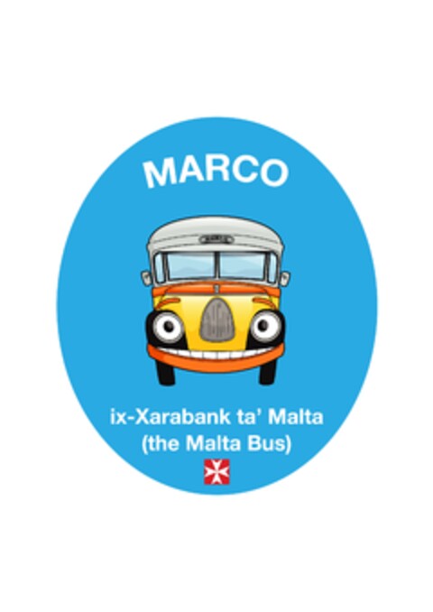 MARCO MARCO ix-Xarabank ta' Malta (the Malta Bus) Logo (EUIPO, 03.06.2013)