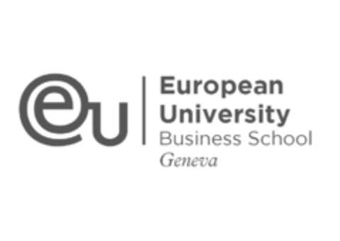 EU EUROPEAN UNIVERSITY BUSINESS SCHOOL GENEVA Logo (EUIPO, 04.08.2014)