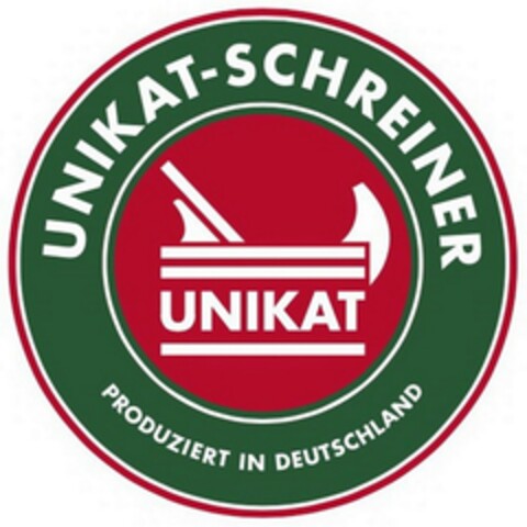 UNIKAT-SCHREINER UNIKAT PRODUZIERT IN DEUTSCHLAND Logo (EUIPO, 30.04.2015)
