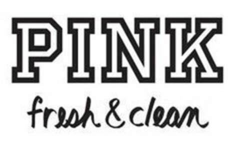 PINK fresh & clean Logo (EUIPO, 09/30/2016)