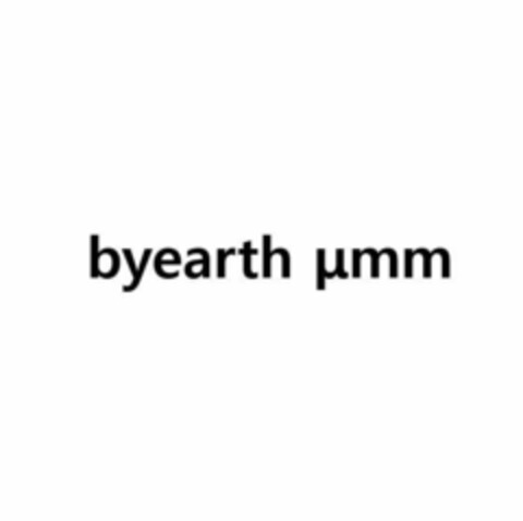 byearth µmm Logo (EUIPO, 29.08.2018)