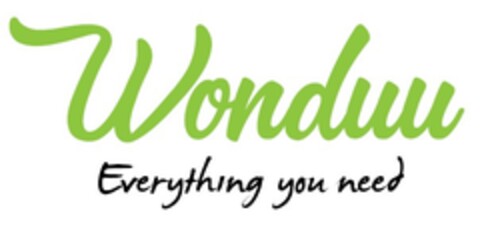 Wonduu Everything you need Logo (EUIPO, 08.10.2020)