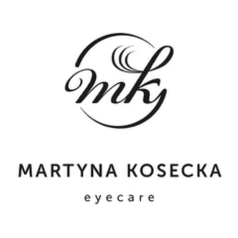 mk MARTYNA KOSECKA eyecare Logo (EUIPO, 03.12.2020)