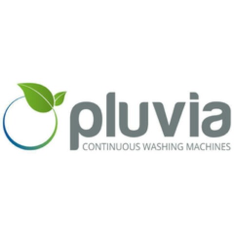 PLUVIA continuous washing machines Logo (EUIPO, 12/16/2021)