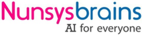 NUNSYS BRAINS AI FOR EVERYONE Logo (EUIPO, 02/22/2022)