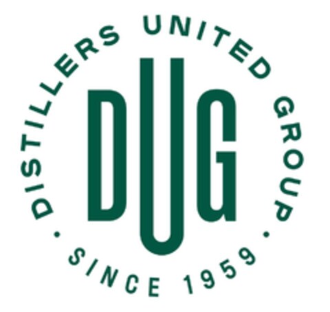 DISTILLERS UNITED GROUP DUG SINCE 1959 Logo (EUIPO, 29.11.2023)