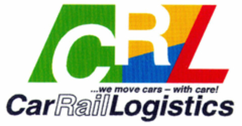 CRL we move cars-with care! CarRailLogistics Logo (EUIPO, 04/21/1998)