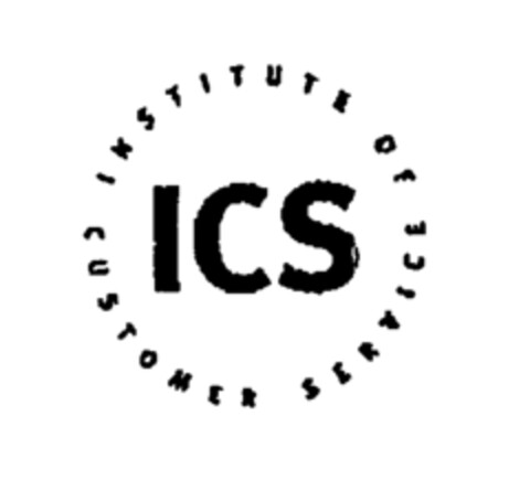 ICS INSTITUTE OF CUSTOMER SERVICE Logo (EUIPO, 09/29/1998)