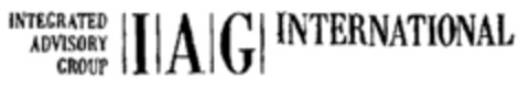 INTEGRATED ADVISORY GROUP IAG INTERNATIONAL Logo (EUIPO, 11/12/1999)