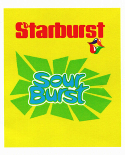 Starburst Sour Burst Logo (EUIPO, 18.10.2000)