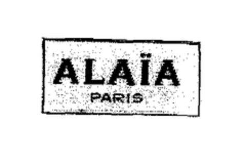 ALAÏA PARIS Logo (EUIPO, 30.10.2003)