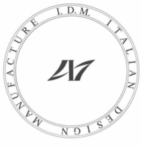 I.D.M. ITALIAN DESIGN MANUFACTURE Logo (EUIPO, 20.04.2004)