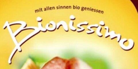 mit allen sinnen bio geniessen Bionissimo Logo (EUIPO, 28.12.2005)